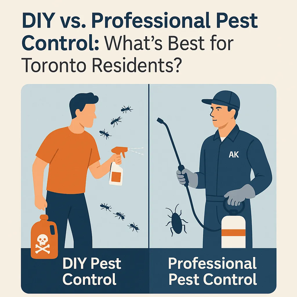 DIY vs. Professional Pest Control: What’s Best for Toronto Residents?