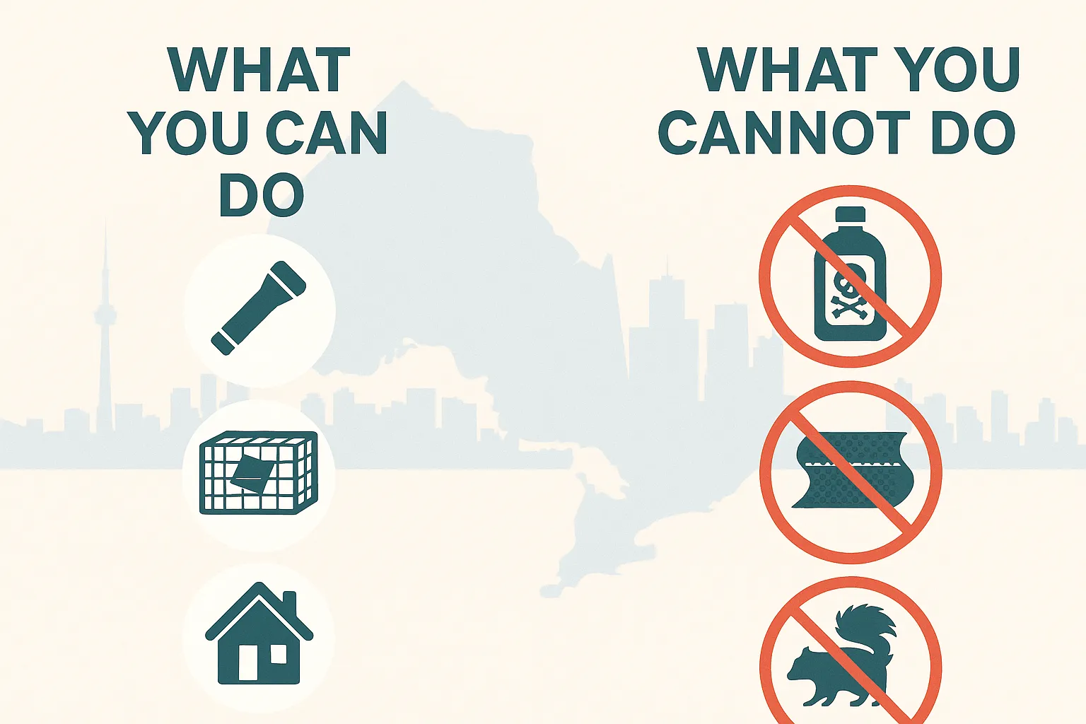Understanding Ontario’s Wildlife Removal Laws: What GTA Homeowners Need to Know