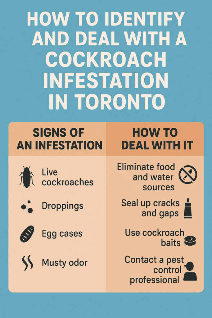 cockroach infestation Toronto